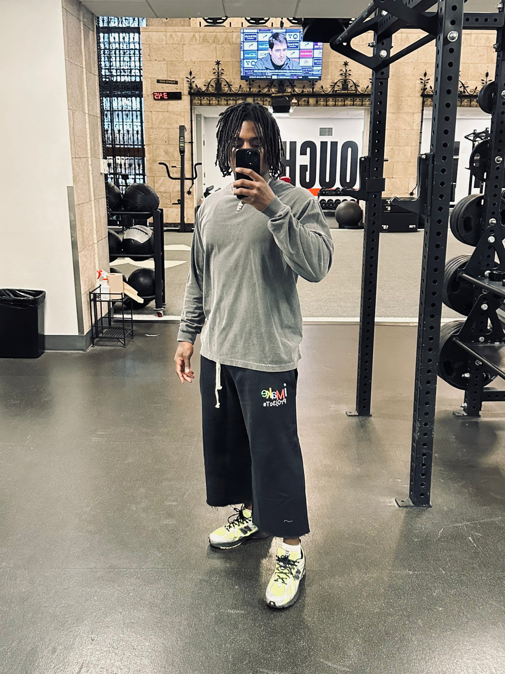 I Make Proj3cts Baggy SweatShorts