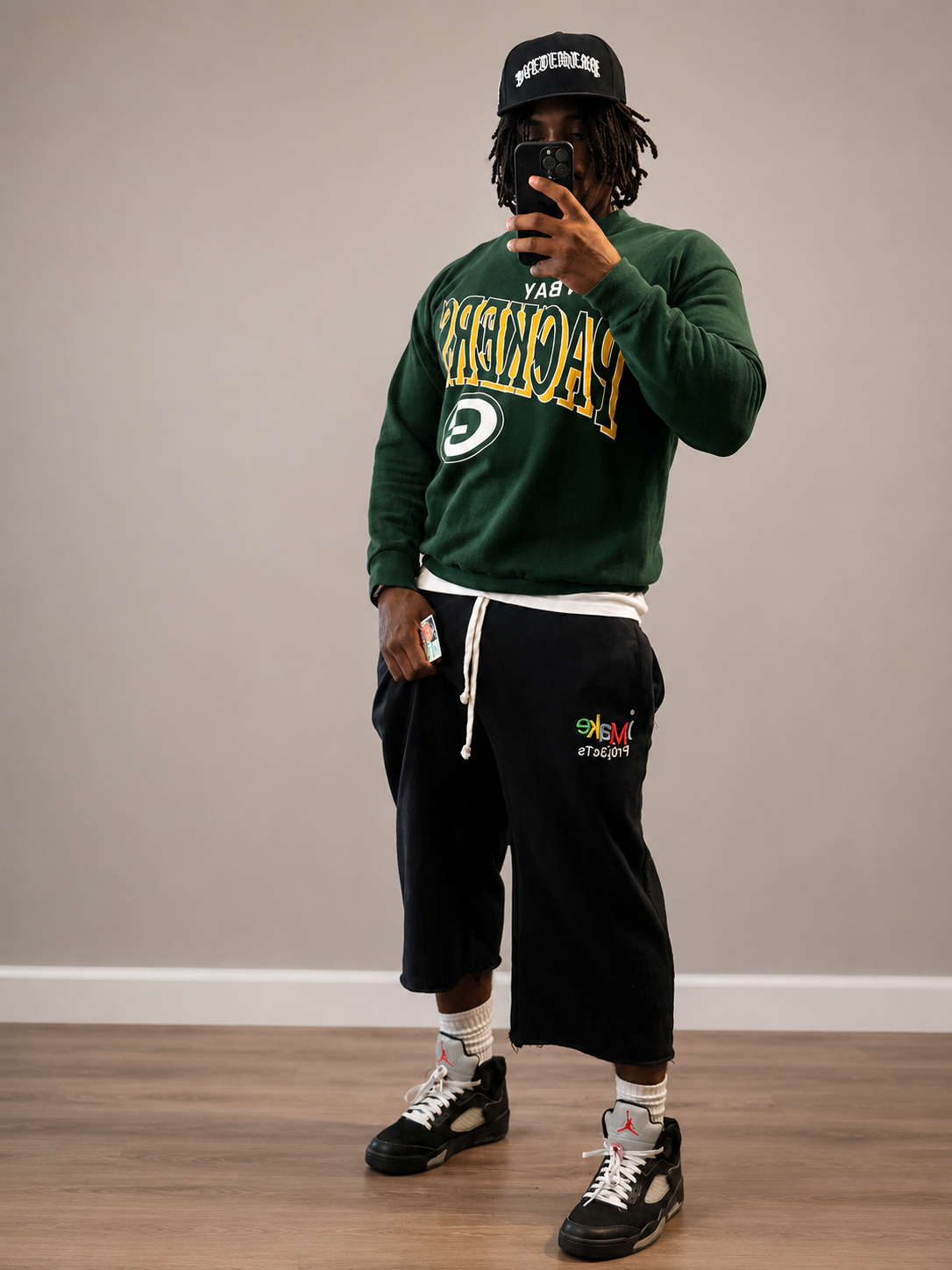I Make Proj3cts Baggy SweatShorts