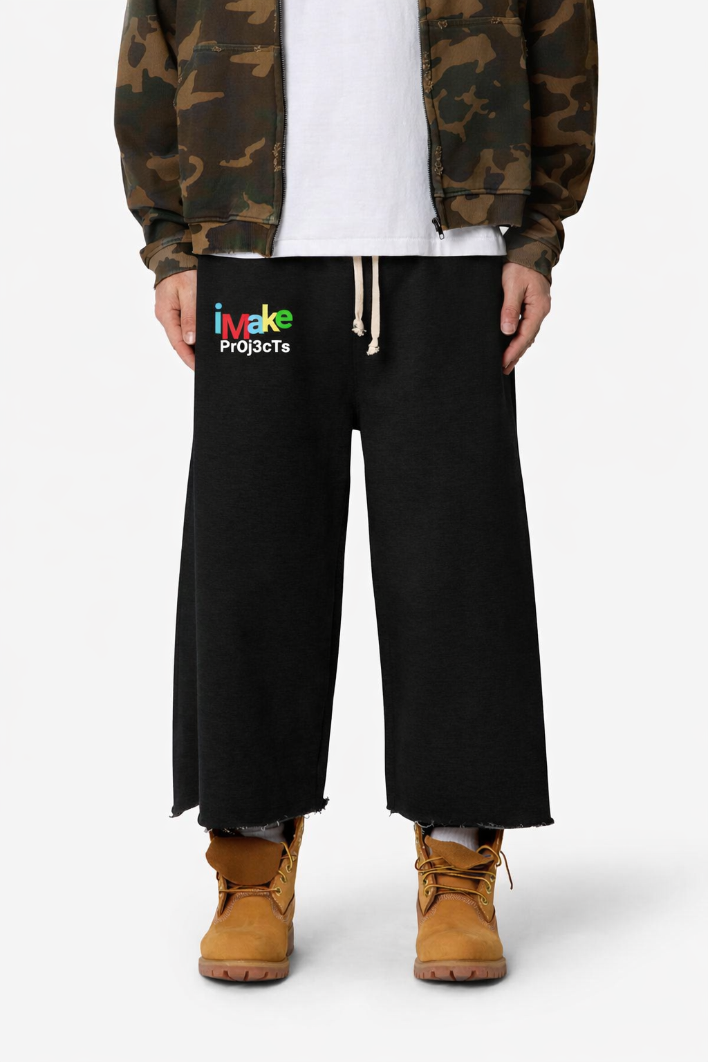 I Make Proj3cts Baggy SweatShorts